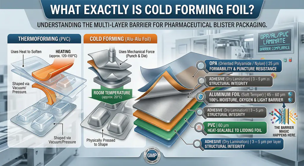 Cold Forming Foil Structure - OPA Aluminum PVC Laminate by Liangyu Foil