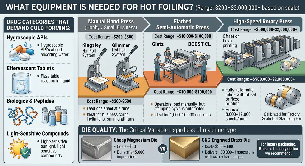 What is Hot Foil Stamping - 5 Layer Foil Structure Diagram by Liangyu Foil