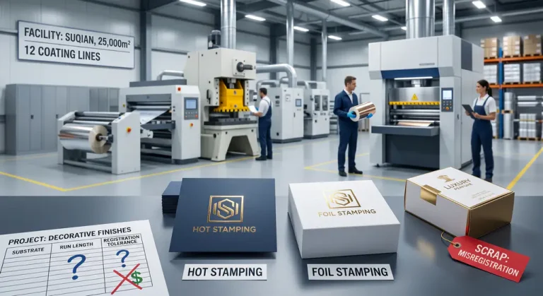 Foil Stamping vs Hot Stamping