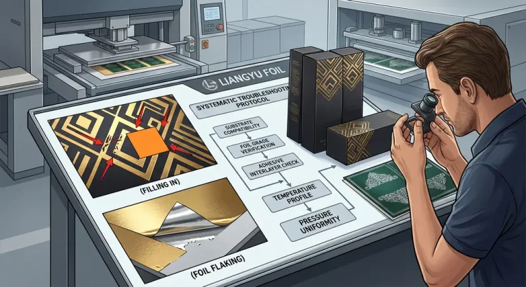 hot foil stamping problems