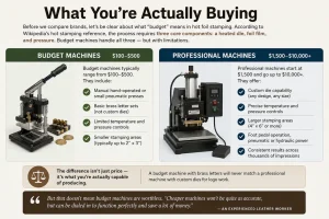 budget hot foil stamping machine