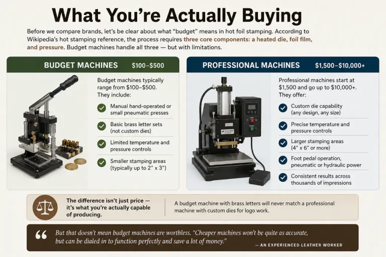 Budget Hot Foil Stamping Machines: What Actually Works in 2026 1 budget hot foil stamping machine