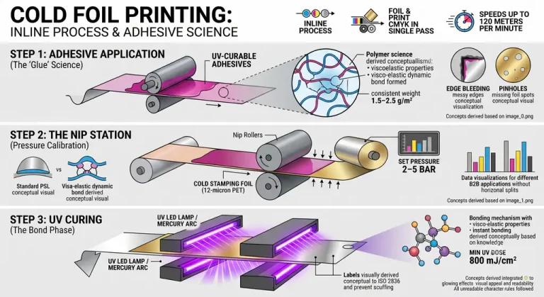 How to apply cold foil correctly on offset printing press