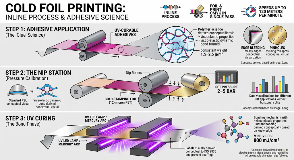 How to apply cold foil correctly on offset printing press
