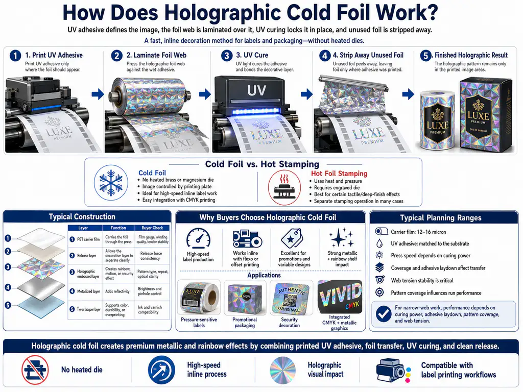 holographic cold foil