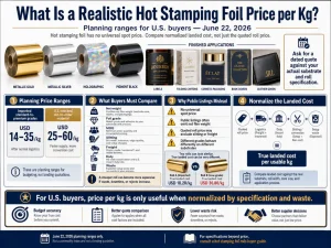 hot stamping foil price per kg