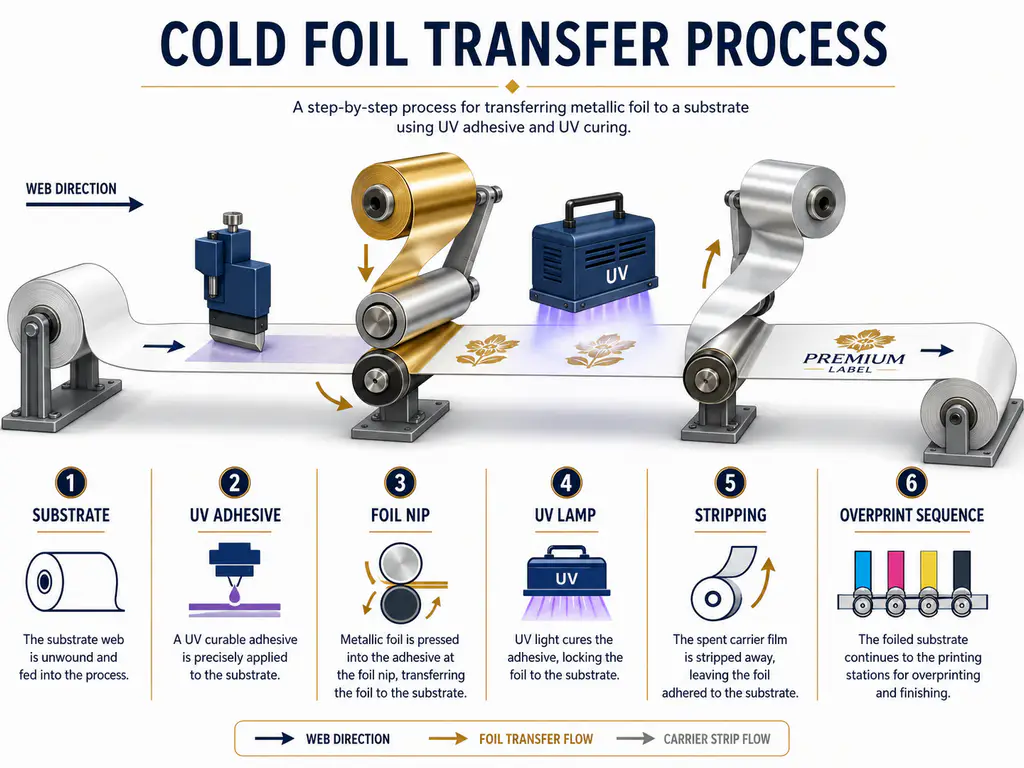 cold foil not transferring
