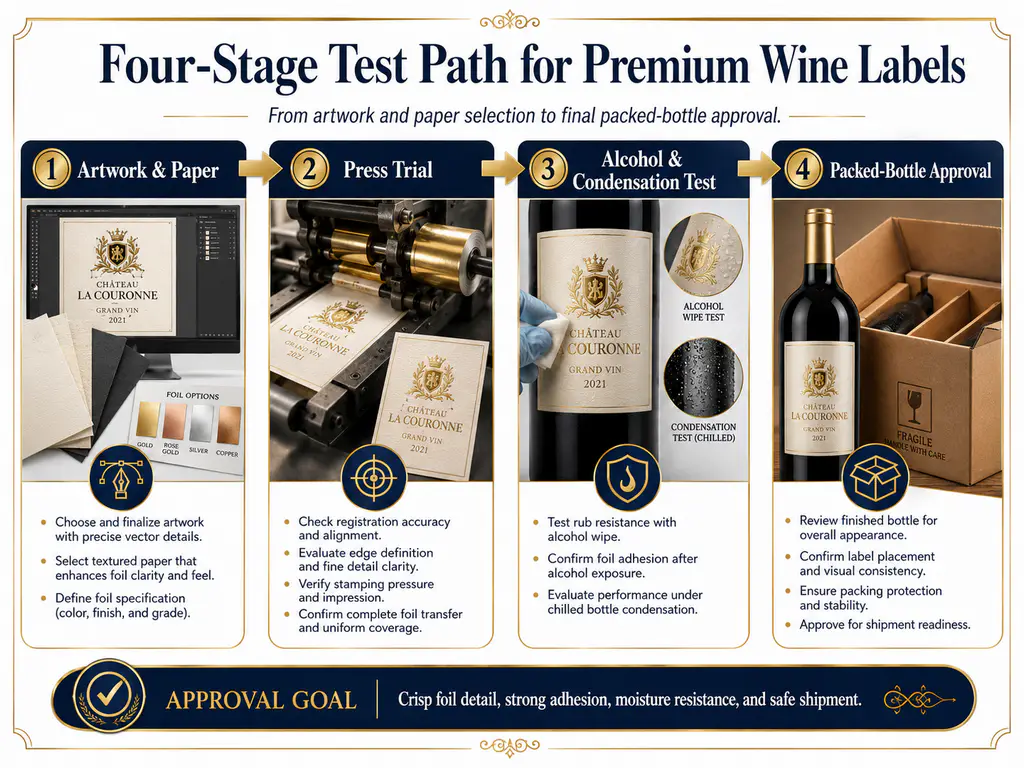 hot stamping foil for wine labels