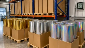 Hot Stamping Foil Shelf Life Storage Conditions in a controlled warehouse