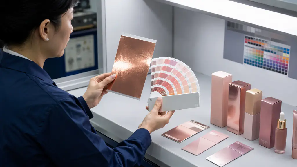 Custom Hot Stamping Foil Color Matching Process
