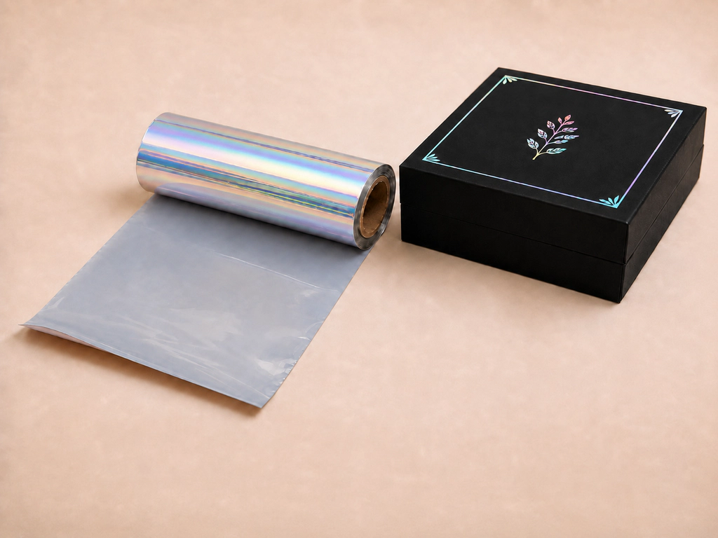 holographic stamping foil gift